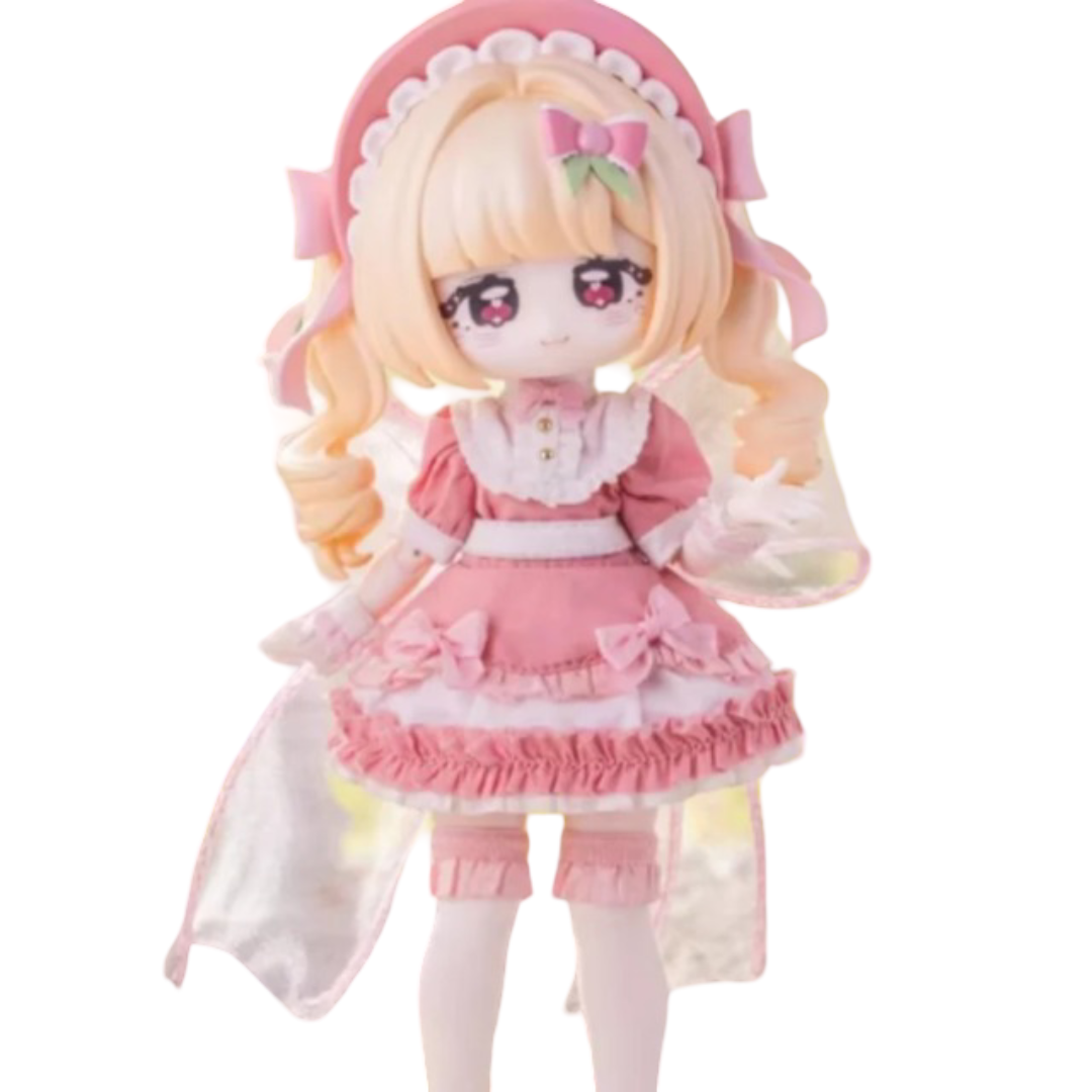Kawaii Moowooart Sugar 100 Series Peach Mousse Action Figure PVC Toy