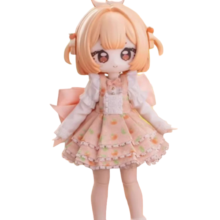 Moowooart Sugar 100 Series Orange Puff BJD Kawaii Action Figure PVC Toy Moowooart Sugar 100 Series Orange Puff BJD Kawaii Action Figure PVC Toy