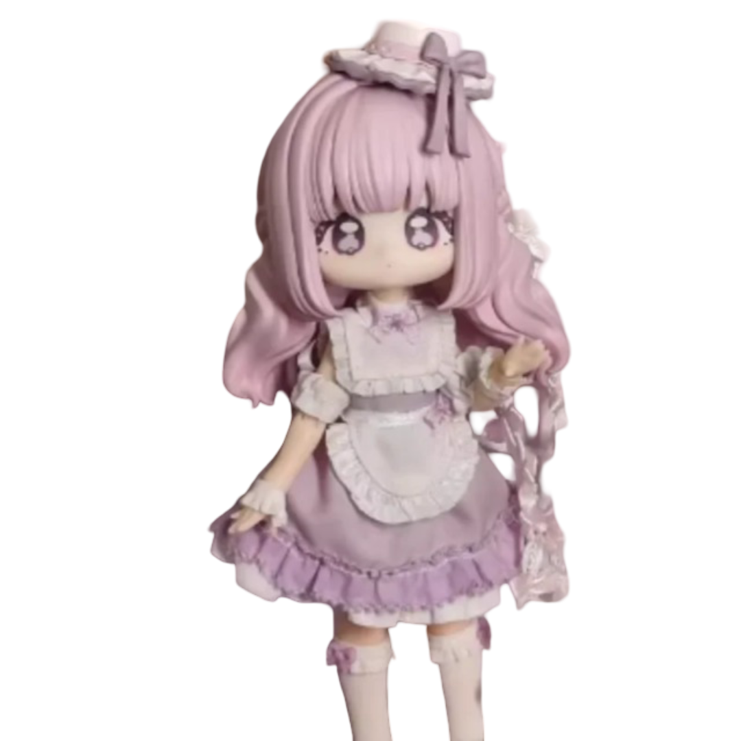 Kawaii Moowoo Art Sugar 100 Series BJD Action Figure PVC Toy