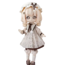 Kawaii Moowooart Sugar 100 Series Orange Puff BJD Action Figure PVC Toy Kawaii Moowooart Sugar 100 Series Orange Puff BJD Action Figure PVC Toy