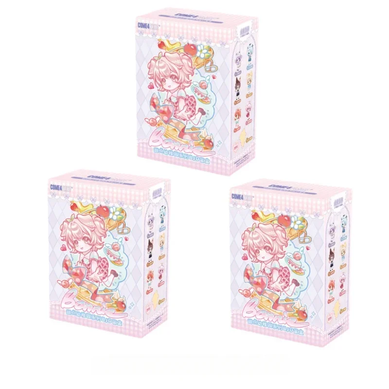 3Pcs Kawaii Bonnie Sweets Kindergarten Series PVC Toy Blind Box