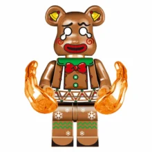 Kawaii Christmas Gingerbread Building Block Bear Toy Kawaii Christmas Gingerbread Building Block Bear Toy