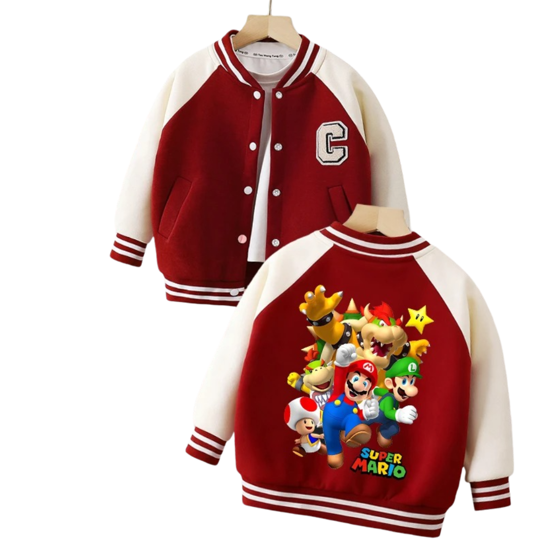 Kawaii Cartoon Super Mario Bros Jacket