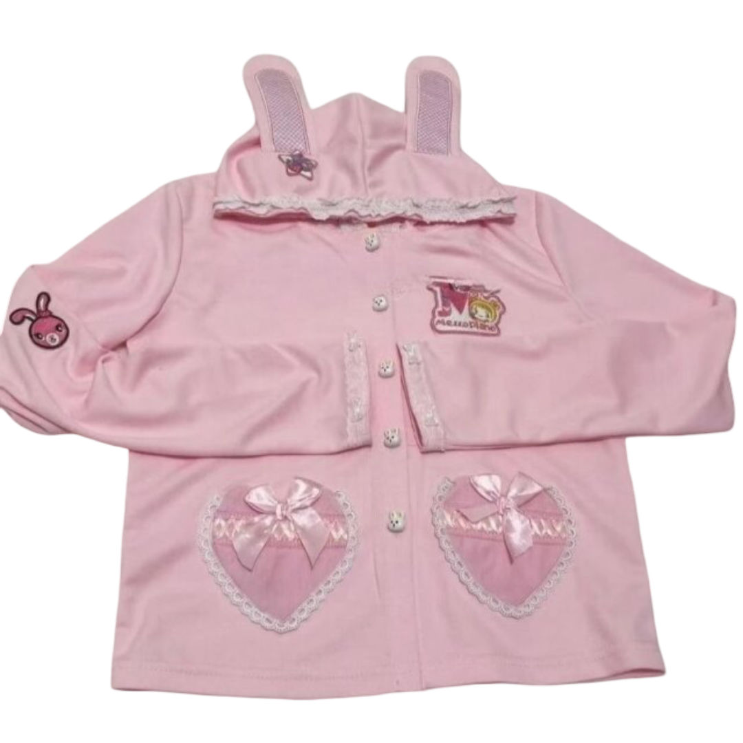 Kawaii Rabbit Ear Casual Hoodie