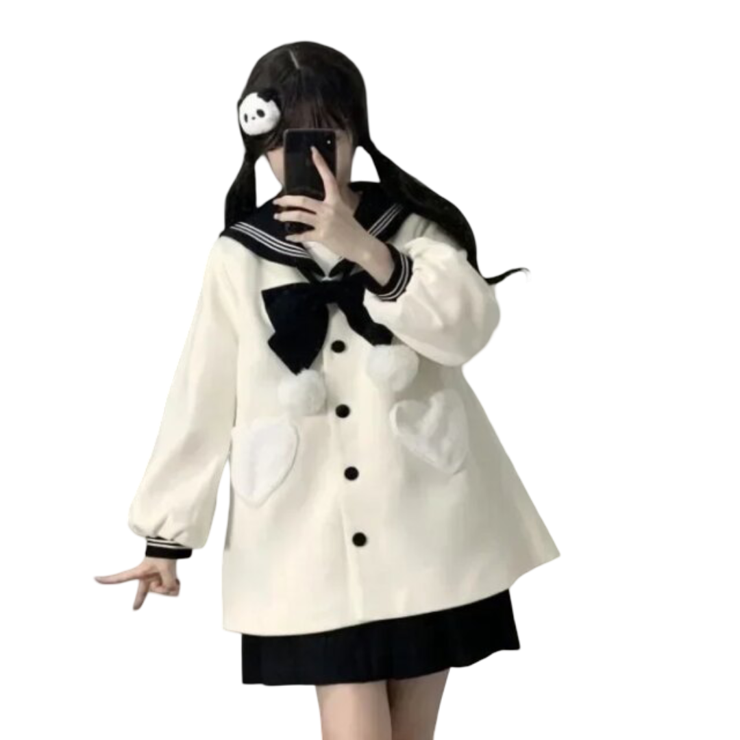 Kawaii Winter Long Sleeve Polyester Top