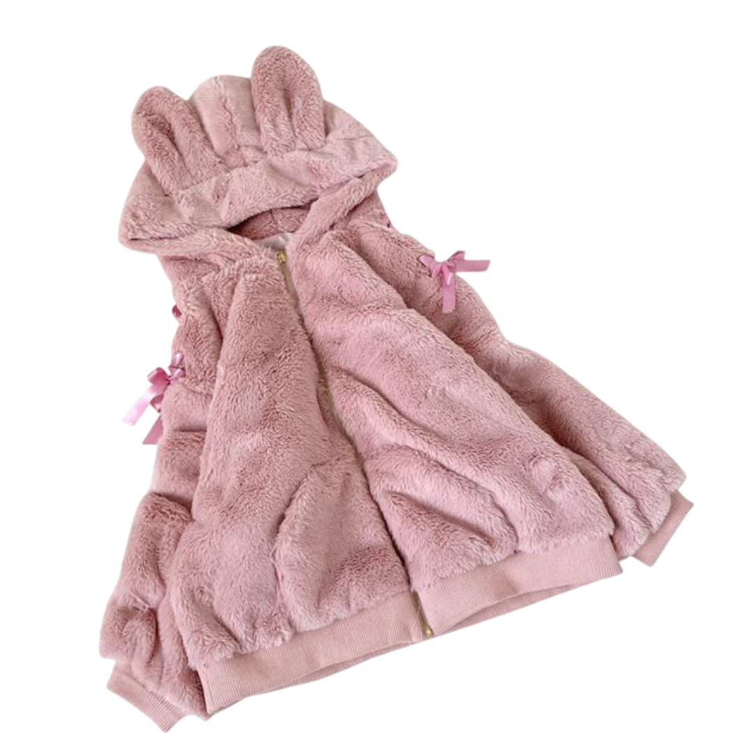 Kawaii Rabbit Ear Plush Jacket