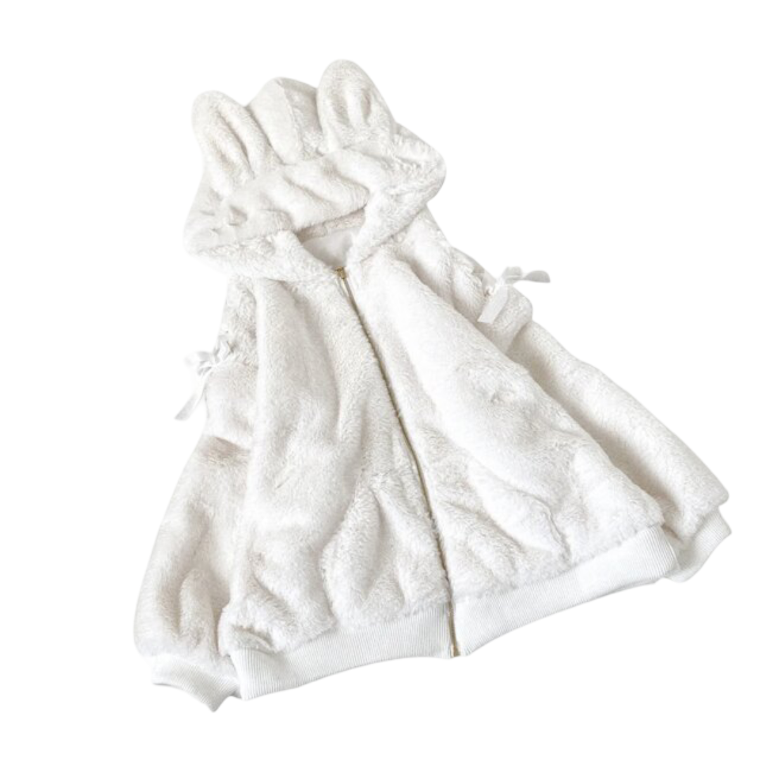 Kawaii Rabbit Ear Plush Jacket