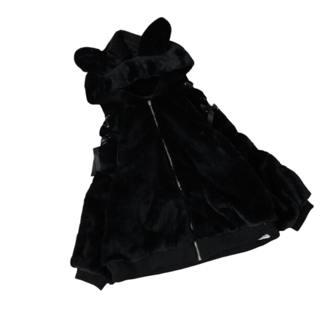 Kawaii Rabbit Ear Plush Jacket