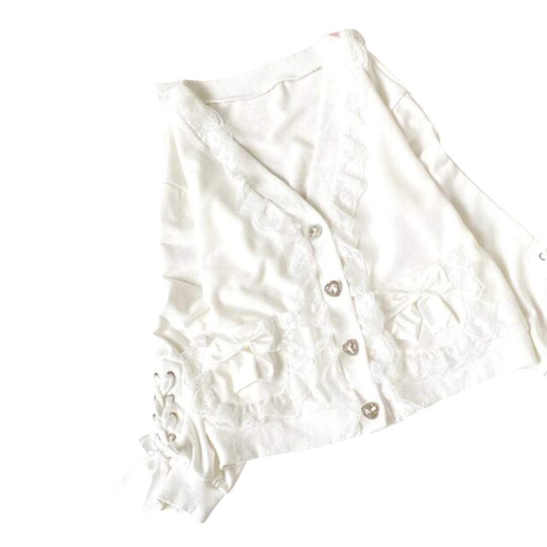 Kawaii Bow And Jacket For Women