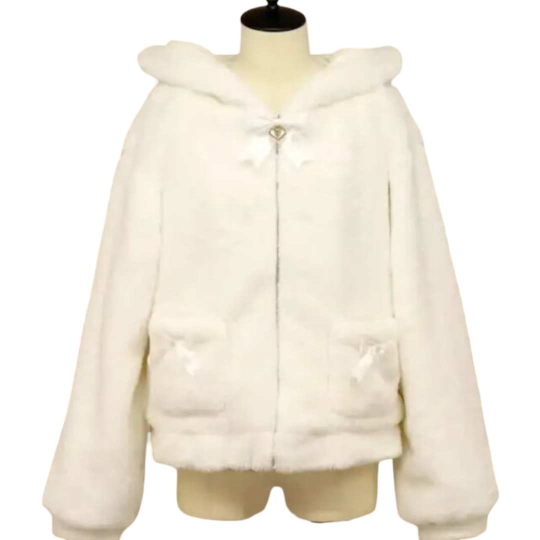 Kawaii Winter Fluffy Hoodie