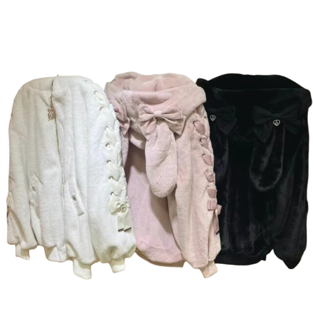 3Pcs Kawaii Liz Lisa Bunny Hoodie