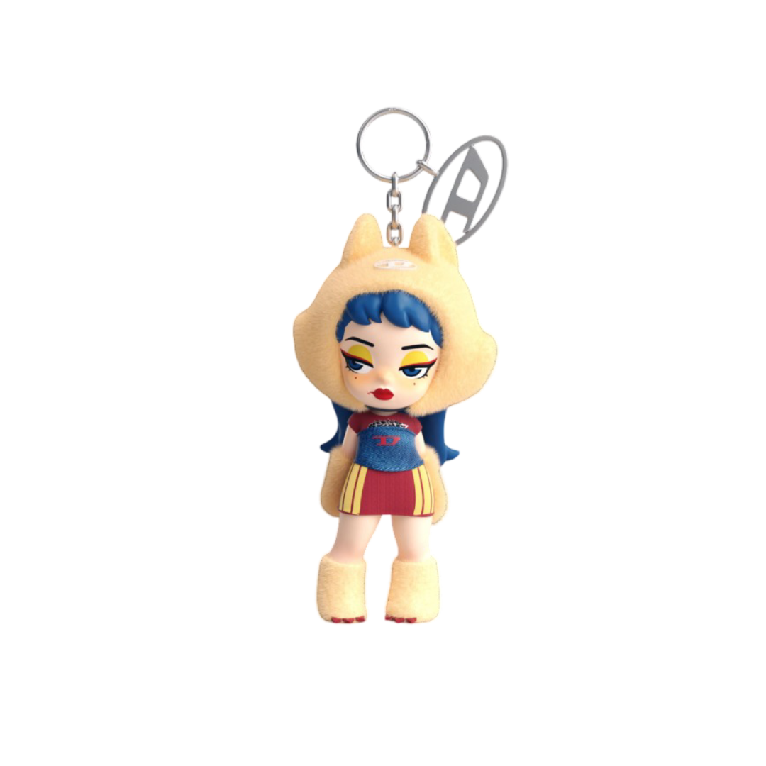 Kawaii Diesel x Dolores Sand-Wolf Keychain