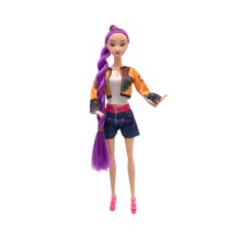 Kawaii KPop Demon Hunters Rumi Plastic Toy Kawaii KPop Demon Hunters Rumi Plastic Toy