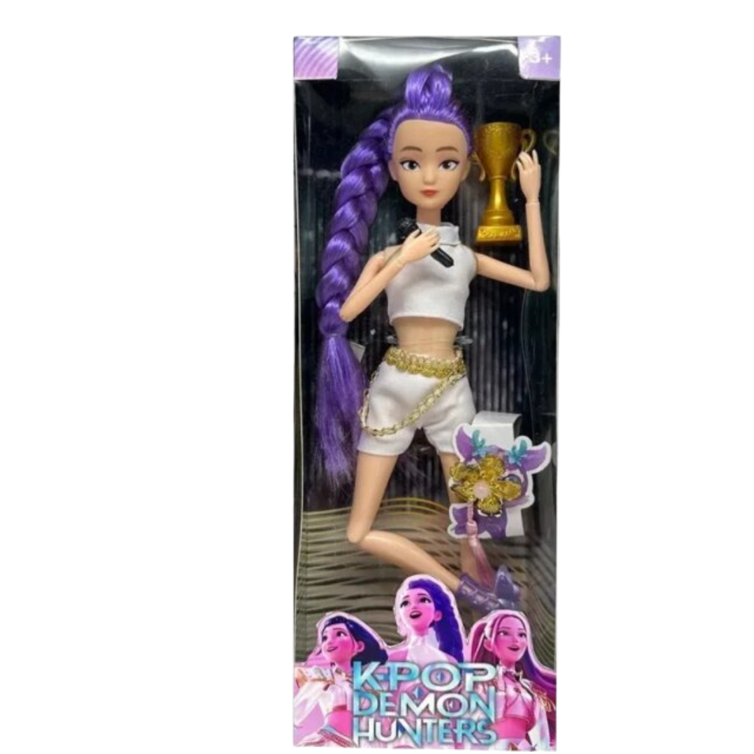 Kawaii KPop Anime Demon Hunters Rumi Action Figure PVC Toy With Blind Box