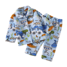 Kawaii Submarine And Fish Printed Children’s Pajamas Set Kawaii Submarine And Fish Printed Children's Pajamas Set