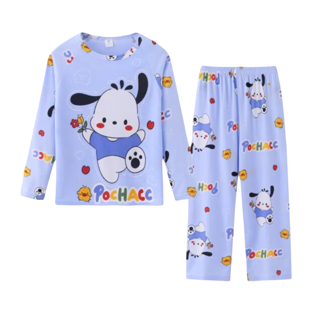 Cartoon Kawaii Pochacco Children's Pajamas Set Cartoon Kawaii Pochacco Children's Pajamas Set