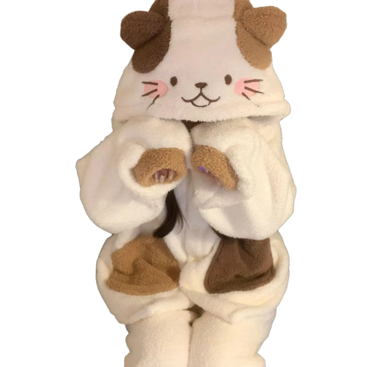 Kawaii Cartoon Cat Pajama Set