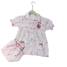 Kawaii Strawberry Print Pajama Set Kawaii Strawberry Print Pajama Set
