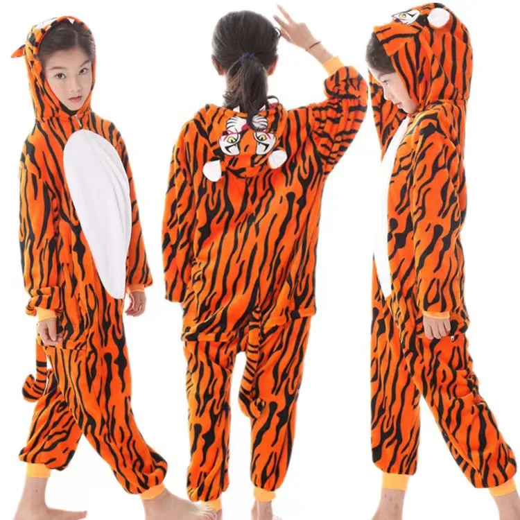 Cartoon Kawaii Tiger Plush Cosplay Costume