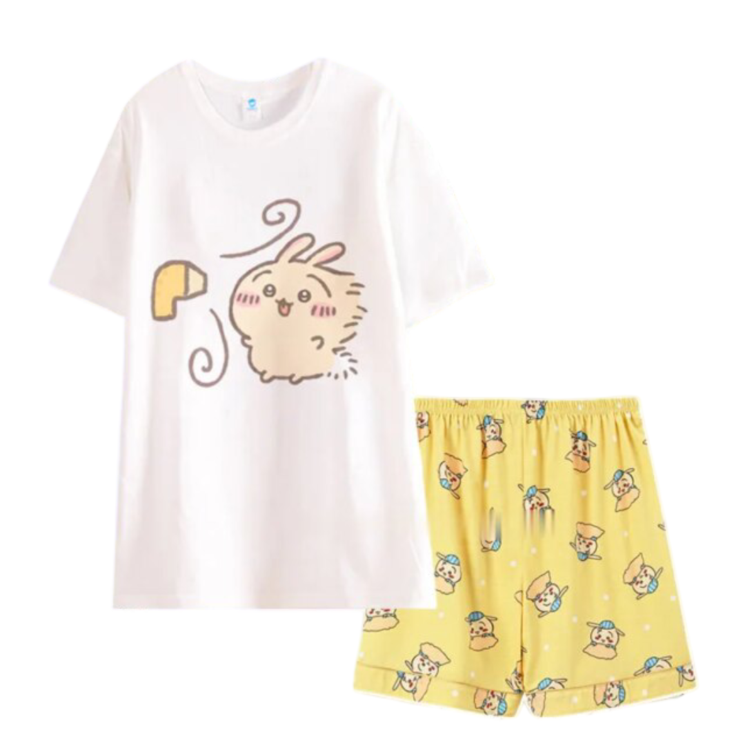 Chiikawa Kawaii Usagi Children's Pajamas Set