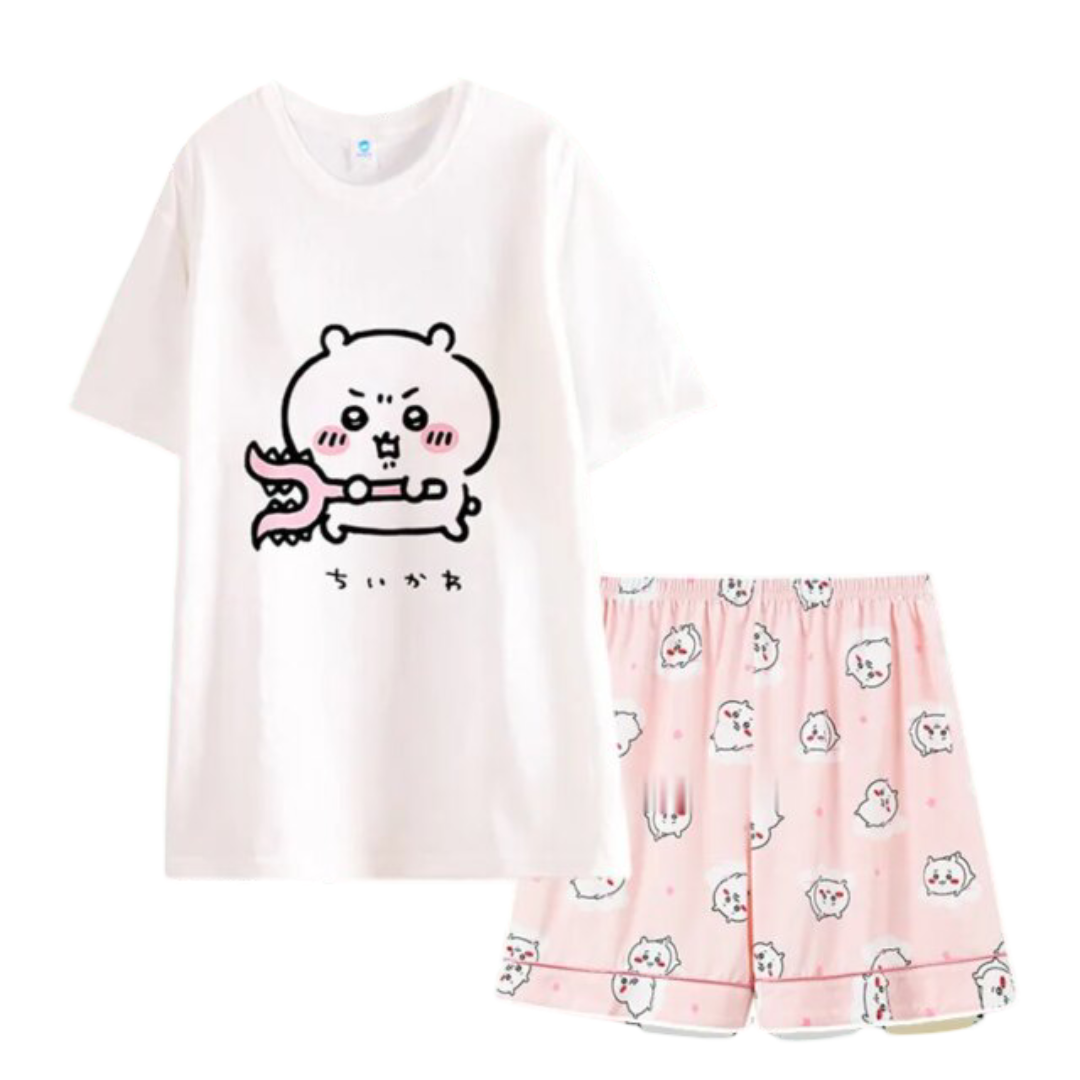 Kawaii Anime Chiikawa Children's Pajamas Set