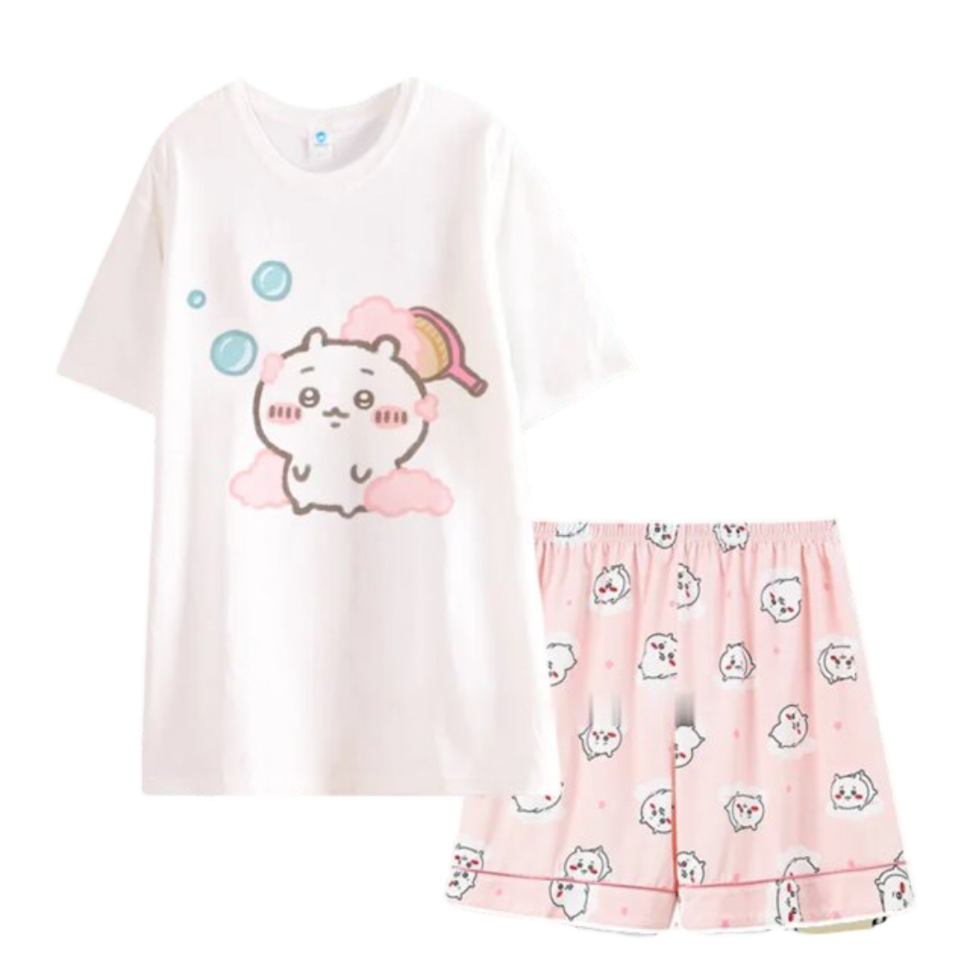 Kawaii Chiikawa Children's Pajamas Set