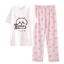 Anime Kawaii Chiikawa With Sasumata Children’s Pajamas Set Anime Kawaii Chiikawa With Sasumata Children's Pajamas Set