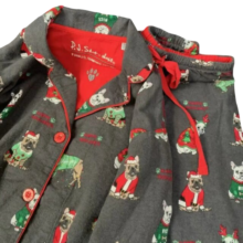 2Pcs Kawaii Dog Print Cotton Pajamas Set 2Pcs Kawaii Dog Print Cotton Pajamas Set