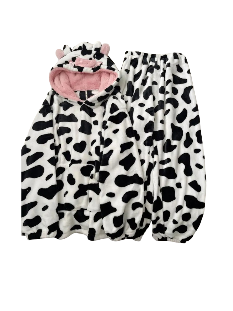 Kawaii Cow Cosplay Pajama Set Kawaii Cow Cosplay Pajama Set