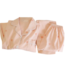 2Pcs Kawaii Heart Print Pajamas Set 2Pcs Kawaii Heart Print Pajamas Set