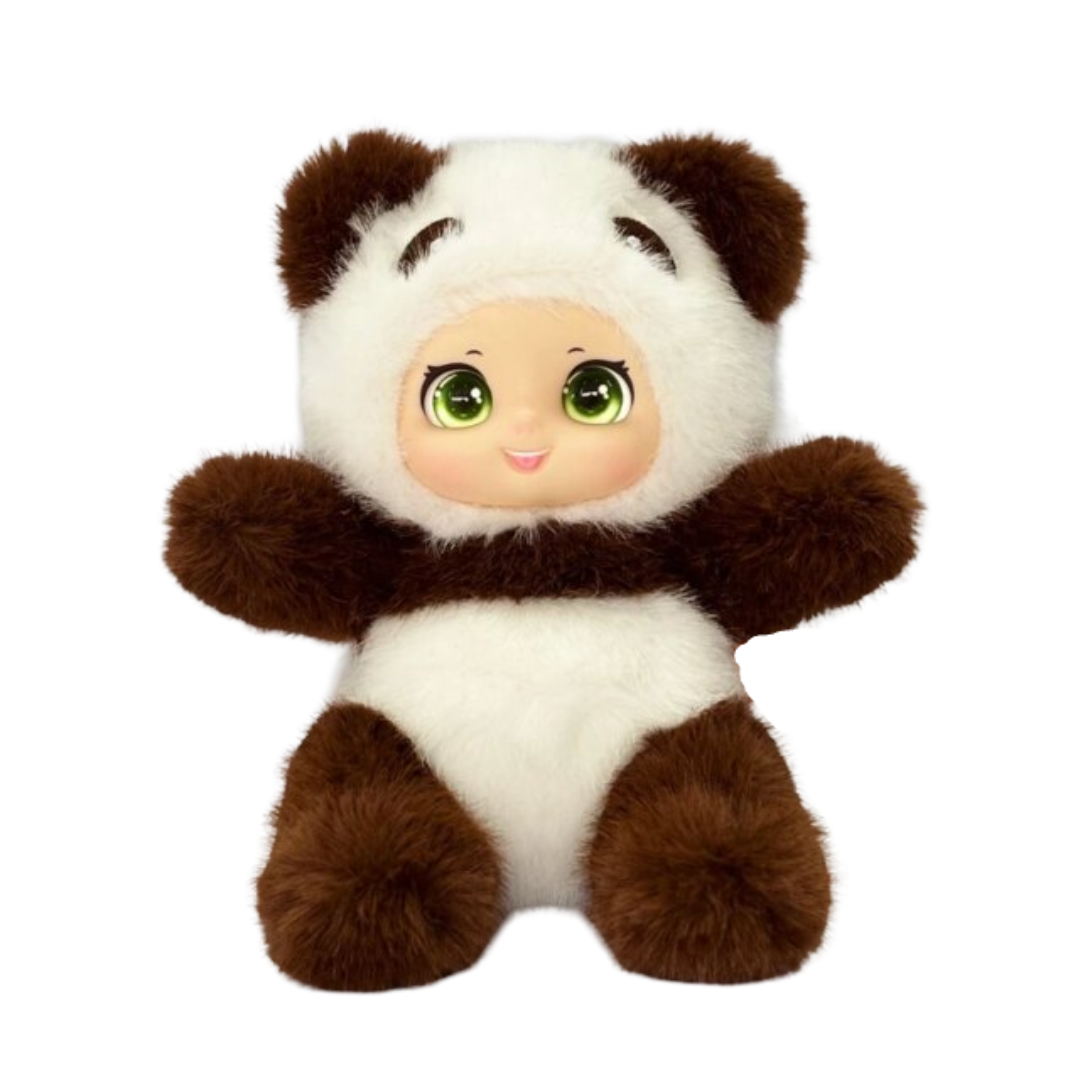 Animal Vinyl Face Panda Kawaii Plush Toy