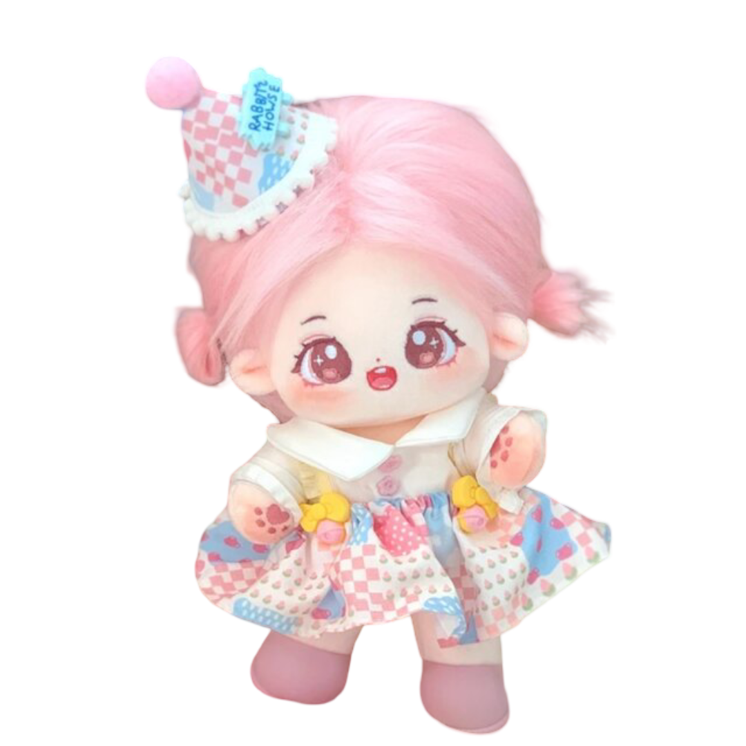 20cm Kawaii Super Star Virgo Soft Stuffed Plush Toy With Cloth