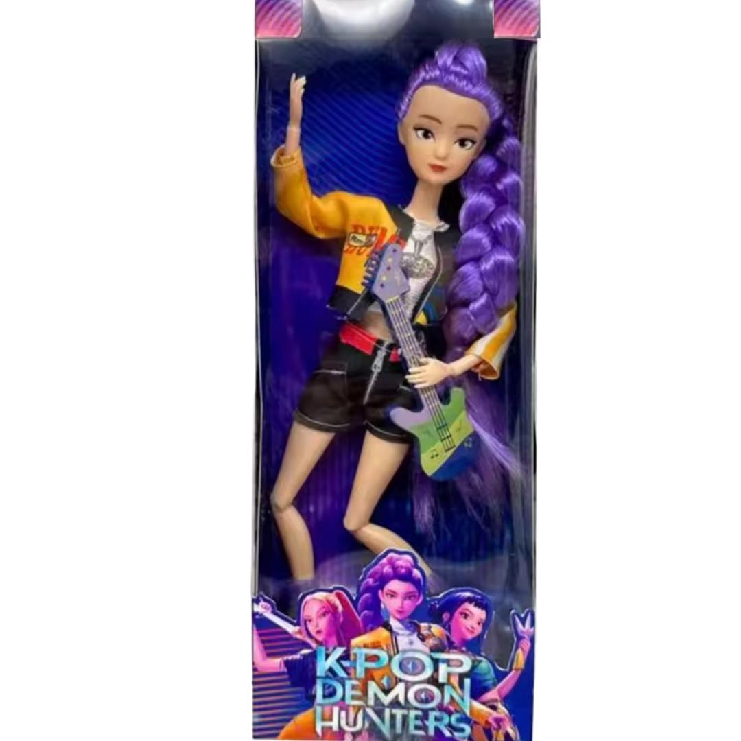 Kawaii KPop Demon Hunters Rumi Plastic Toy With Box