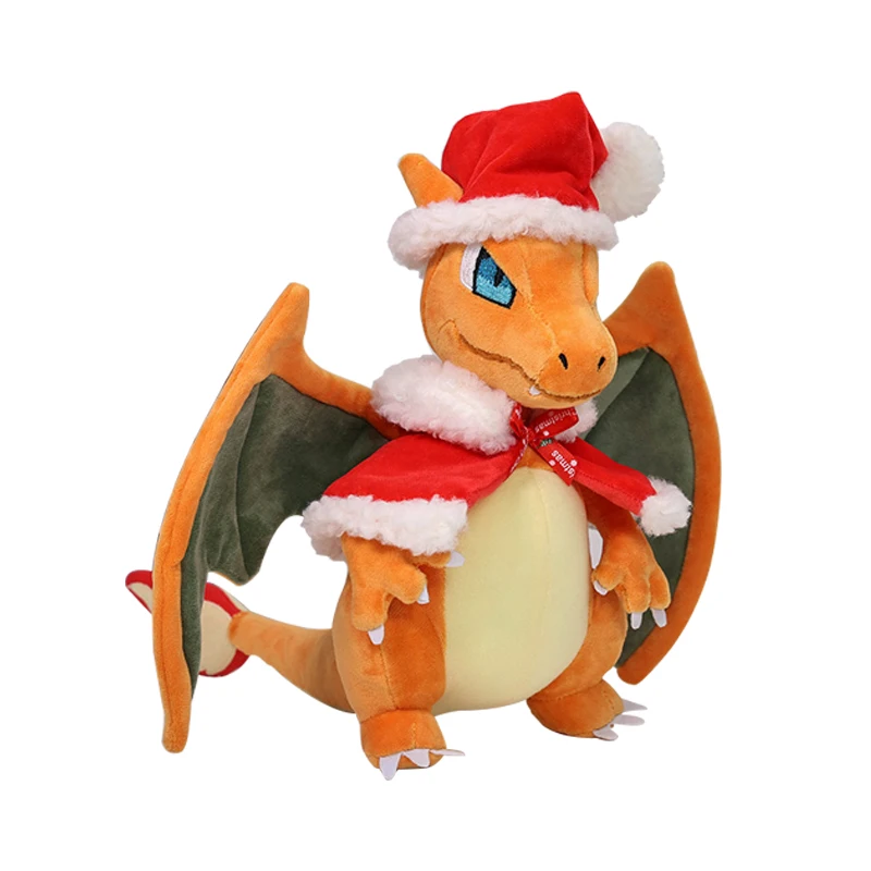 28cm Kawaii Pokemon Charizard Christmas Soft Stuffed Plush Toy