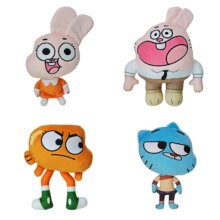 4Pcs The Amazing World Of Gumball Plush Toy 4Pcs The Amazing World Of Gumball Plush Toy