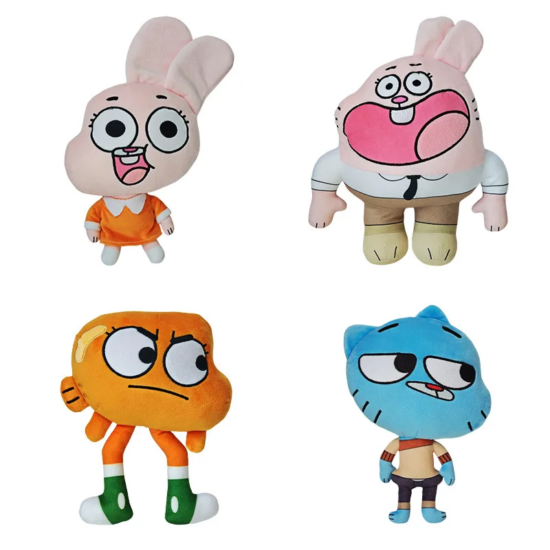4Pcs The Amazing World Of Gumball Plush Toy