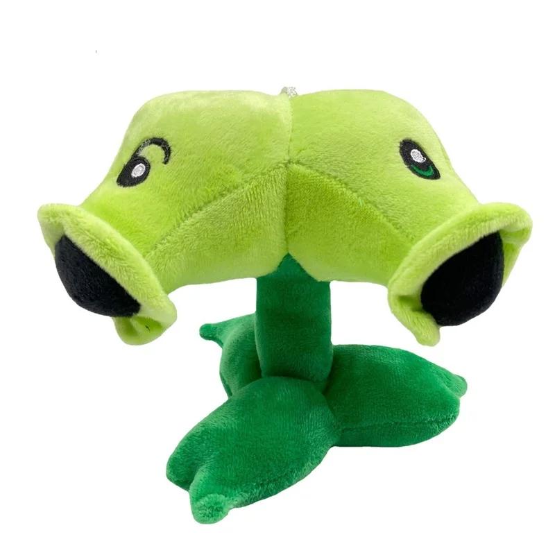 Kawaii Plants VS. Zombies Two-Headed Pea Shooter Plush Toy