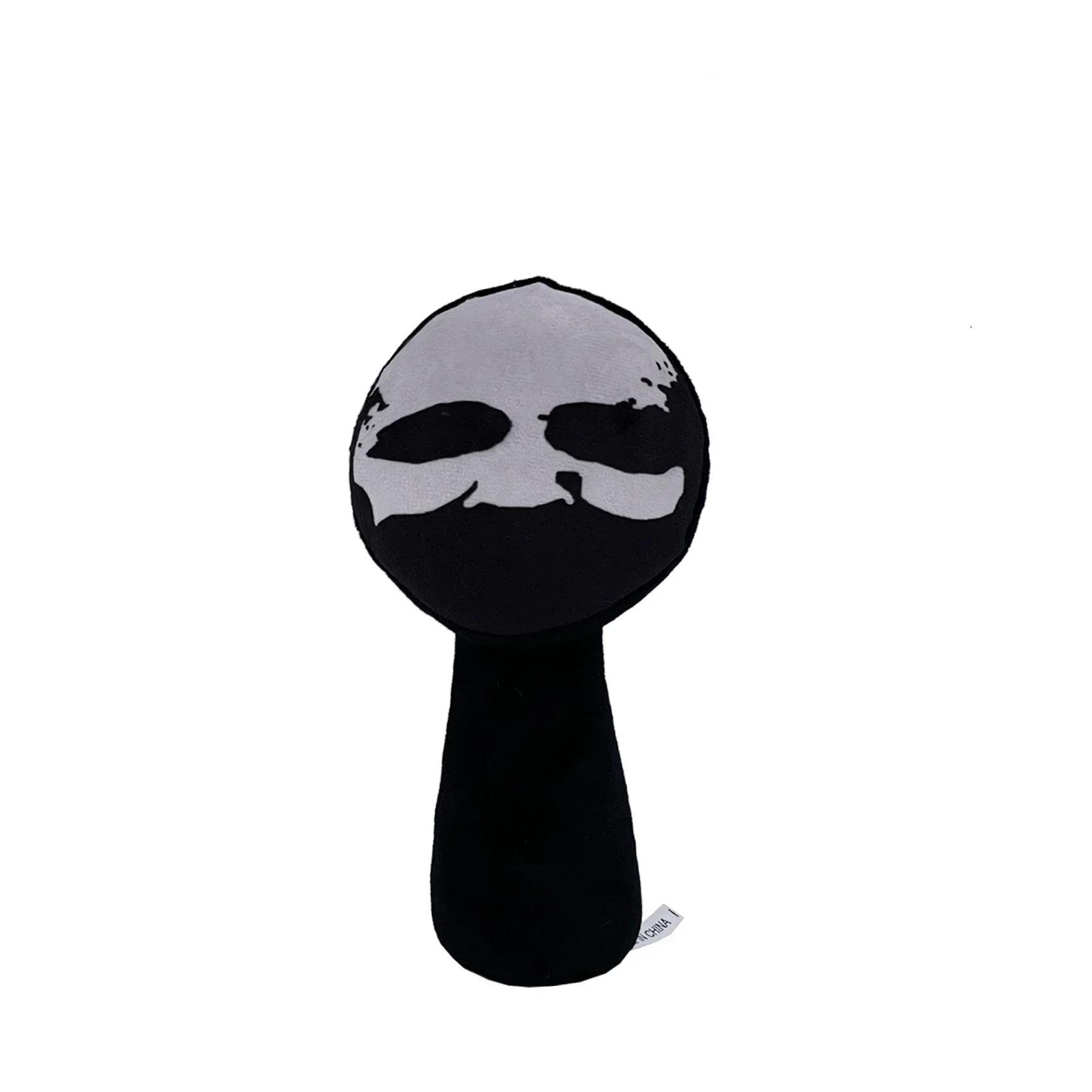 Kawaii Incredibox Sprunki Black Plush Toy