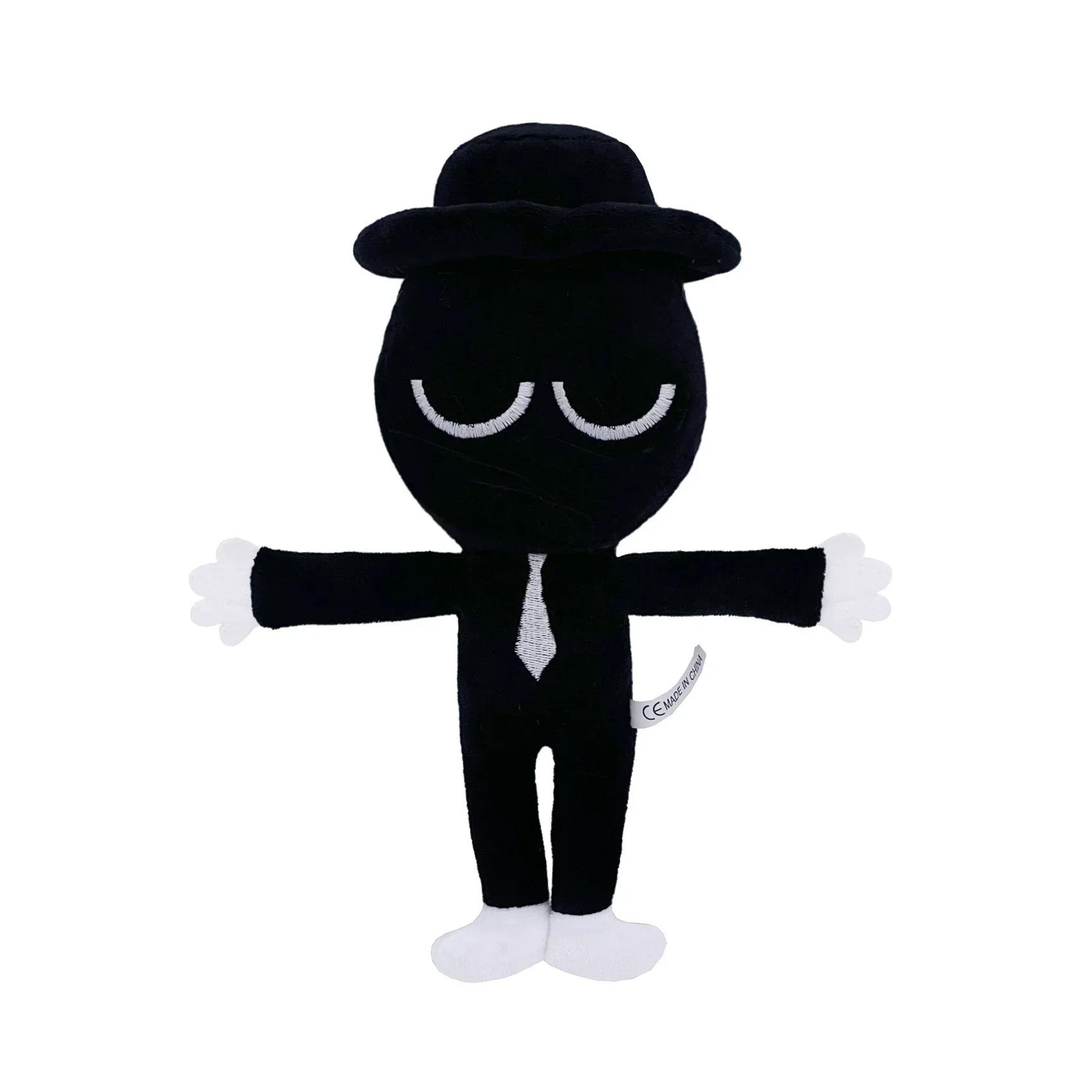 Kawaii Sprunki Black Soft Plush Toy Kawaii Sprunki Black Soft Plush Toy