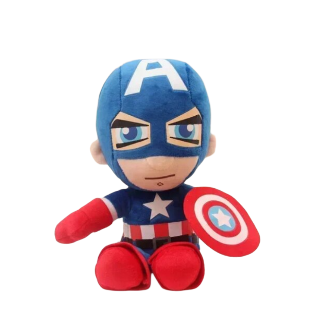 25cm Kawaii Captain America Plush Toy