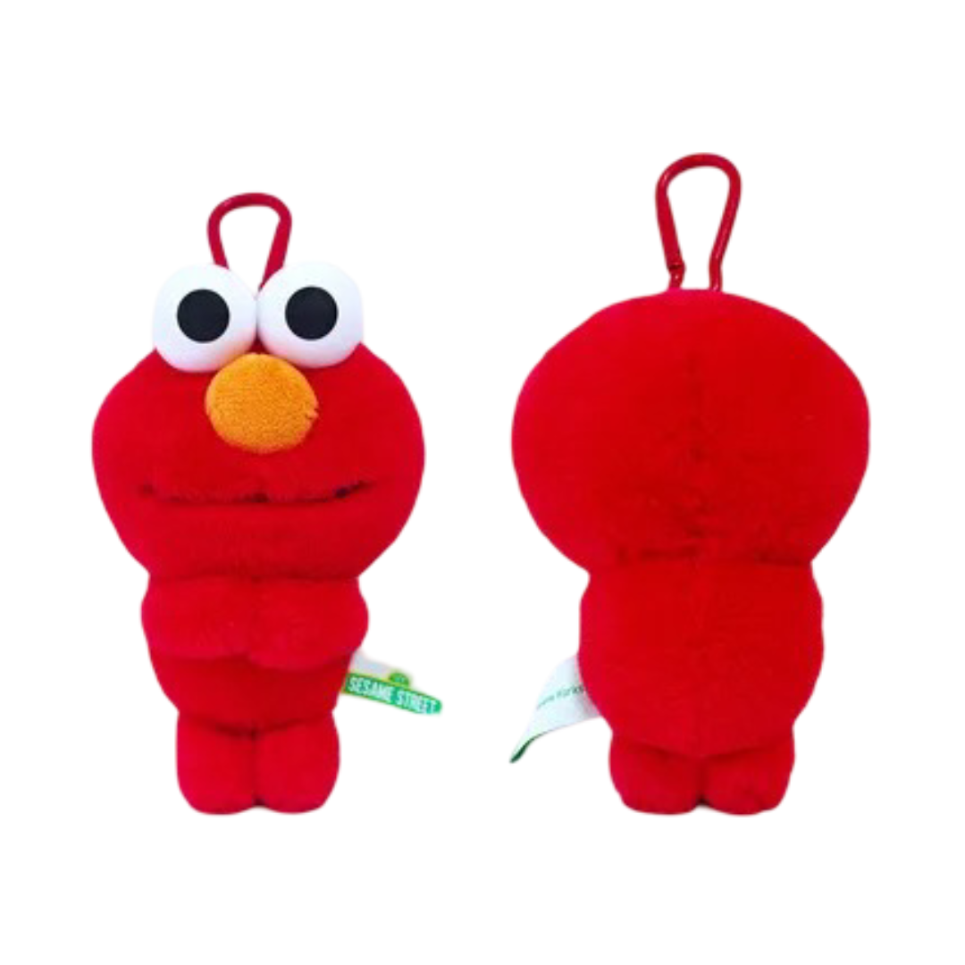 Kawaii Sesame Street Elmo Plush Keychain