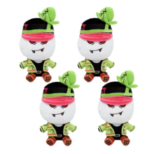 4Pcs Kawaii Block Tales Griefer Plush Toy 4Pcs Kawaii Block Tales Griefer Plush Toy