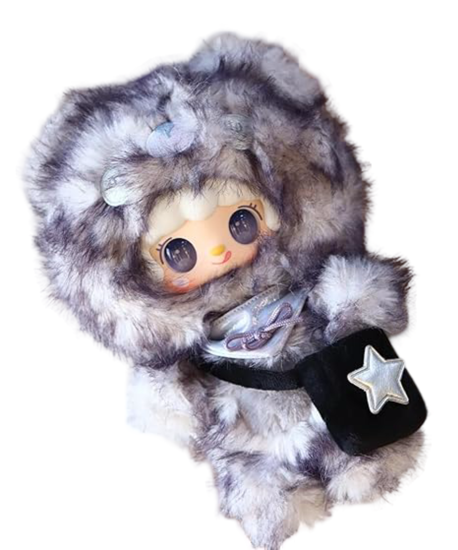 Kawaii Yooki Little Bear Hibernation Plan Series Night Watch Bear Plush Keychain