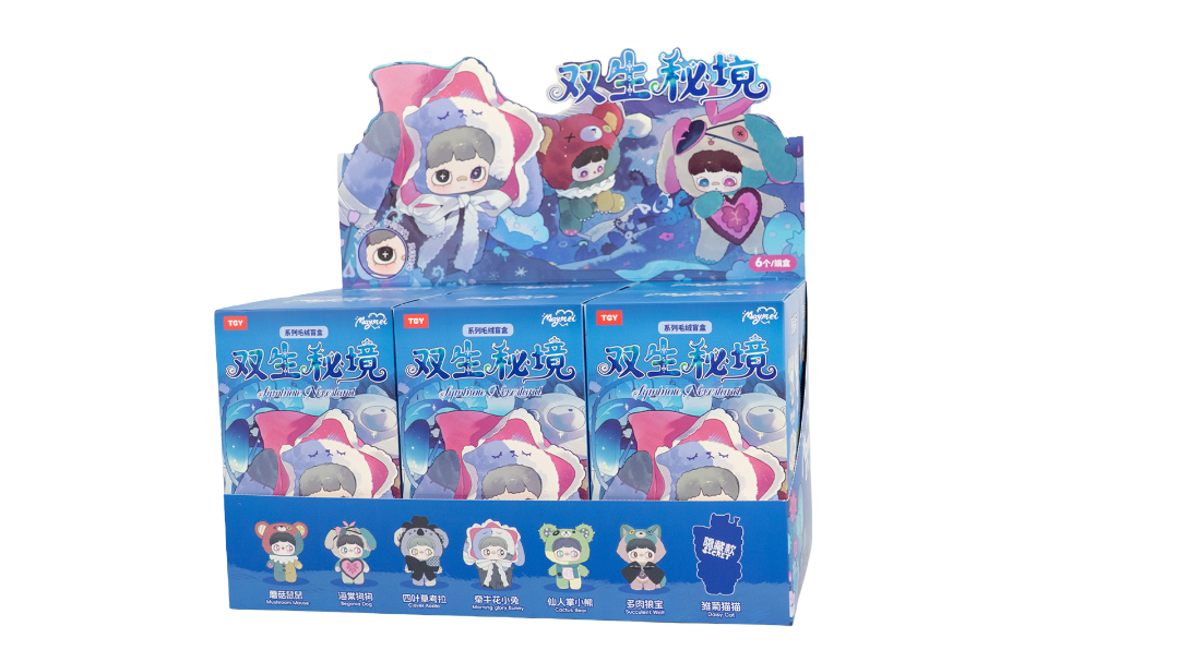 6Pcs Kawaii Maymei Symbiote Neverland Series Character Plush Toy With Blind Box