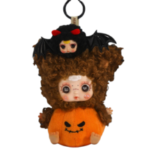 Halloween Kawaii Sugar Baby Night Elf Party Series Pumpkin Cat Plush Keychain Halloween Kawaii Sugar Baby Night Elf Party Series Pumpkin Cat Plush Keychain