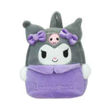 Cartoon Sanrio Kuromi Kawaii Plush School Bag Cartoon Sanrio Kuromi Kawaii Plush School Bag