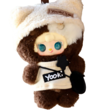 Kawaii Yooki Little Bear Hibernation Plan Series Cool Bear Plush Keychain Kawaii Yooki Little Bear Hibernation Plan Series Cool Bear Plush Keychain