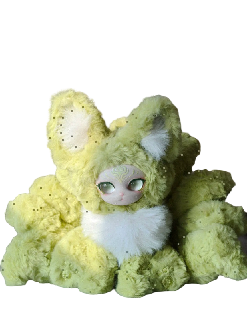 Kawaii Nine-Tailed Fox Series Safety Plush Blind Box Toy
