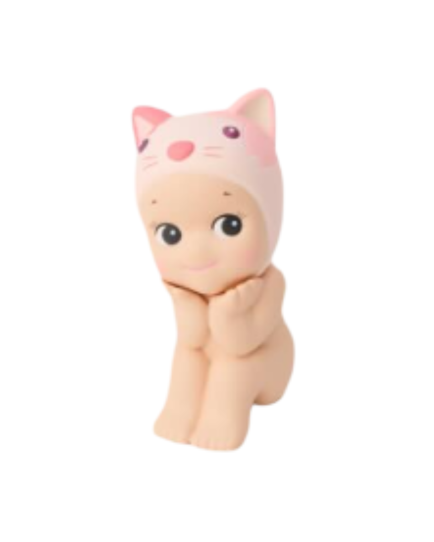 Kawaii Angel Cherry Blossom Series Calico Cat Toy