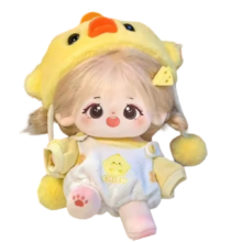Kawaii Anime Calembou turn into Chick Duck Costume Plush Toy Kawaii Anime Calembou turn into Chick Duck Costume Plush Toy